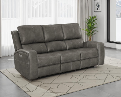 Brickston Triple Power Reclining Sofa - All Brands Furniture (NJ)