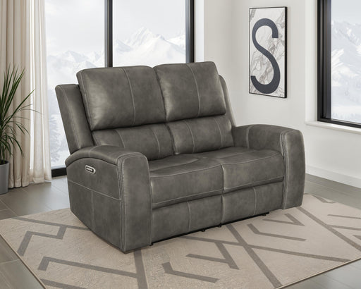 Brickston Triple Power Reclining Loveseat - All Brands Furniture (NJ)