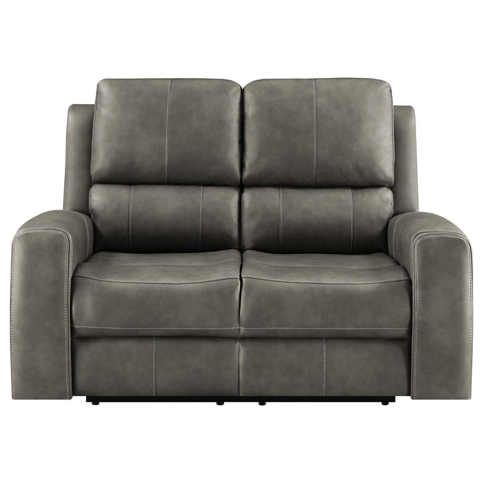 Brickston Triple Power Reclining Loveseat - All Brands Furniture (NJ)