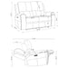 Brickston Triple Power Reclining Loveseat - All Brands Furniture (NJ)