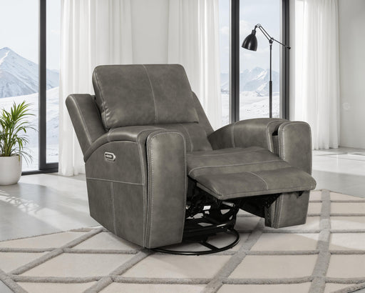 Brickston Triple Power Swivel Glider Recliner - All Brands Furniture (NJ)