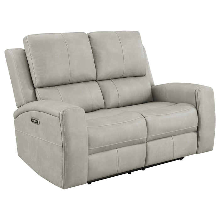 Brickston Triple Power Reclining Loveseat - All Brands Furniture (NJ)