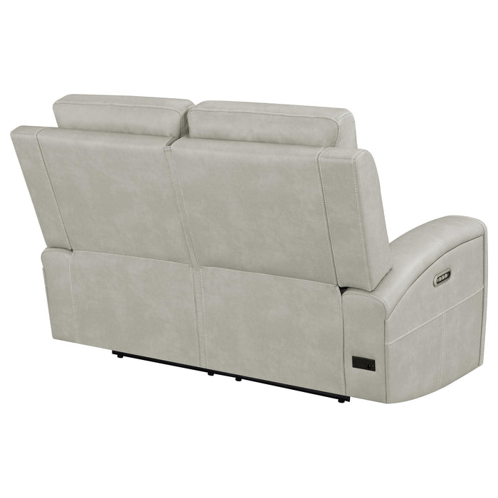 Brickston Triple Power Reclining Loveseat - All Brands Furniture (NJ)