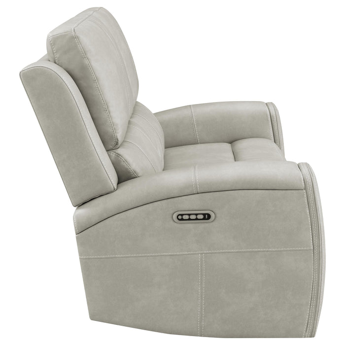 Brickston Triple Power Reclining Loveseat - All Brands Furniture (NJ)