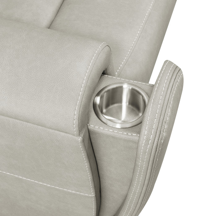Brickston Triple Power Reclining Loveseat - All Brands Furniture (NJ)
