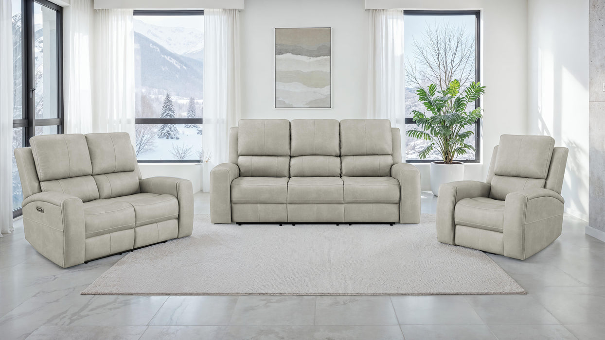 Brickston Triple Power Reclining Loveseat - All Brands Furniture (NJ)