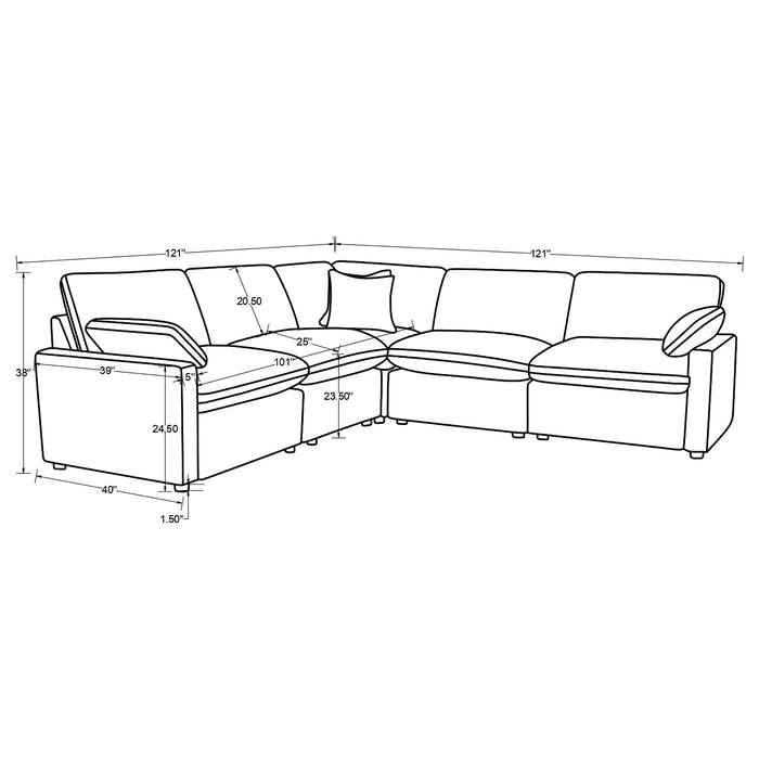Collins Reclining Sectionals Upholstered - All Brands Furniture (NJ)