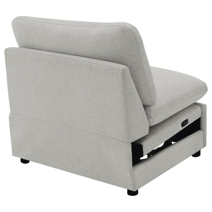 Collins Modular Power Armless Recliner - All Brands Furniture (NJ)