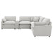 Collins Black & White Reclining Sectional - All Brands Furniture (NJ)
