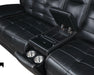 Hewitt Leather Upholstered Power Reclining Sectional Black - All Brands Furniture (NJ)