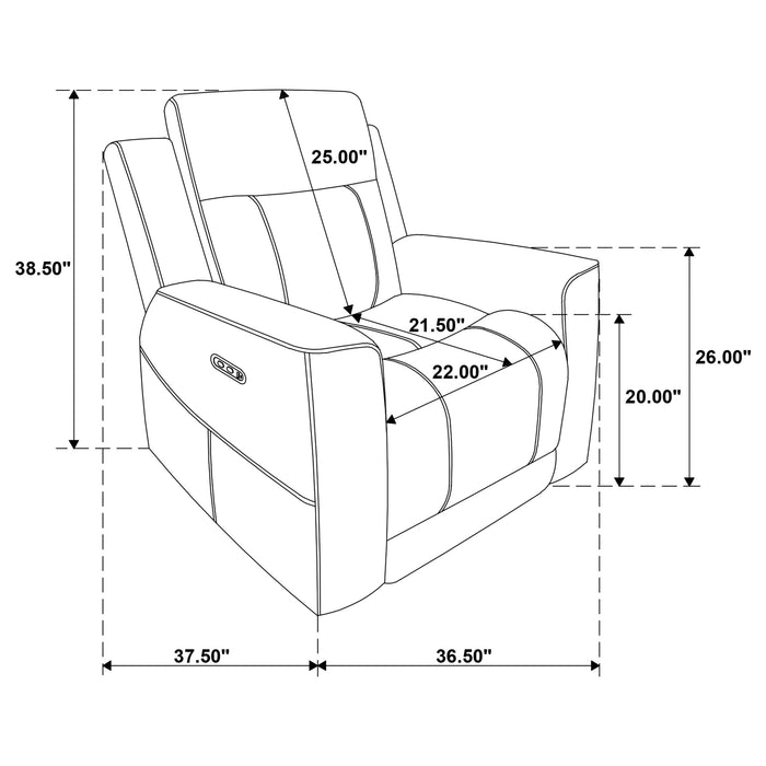 Kennett Power Recliner - All Brands Furniture (NJ)