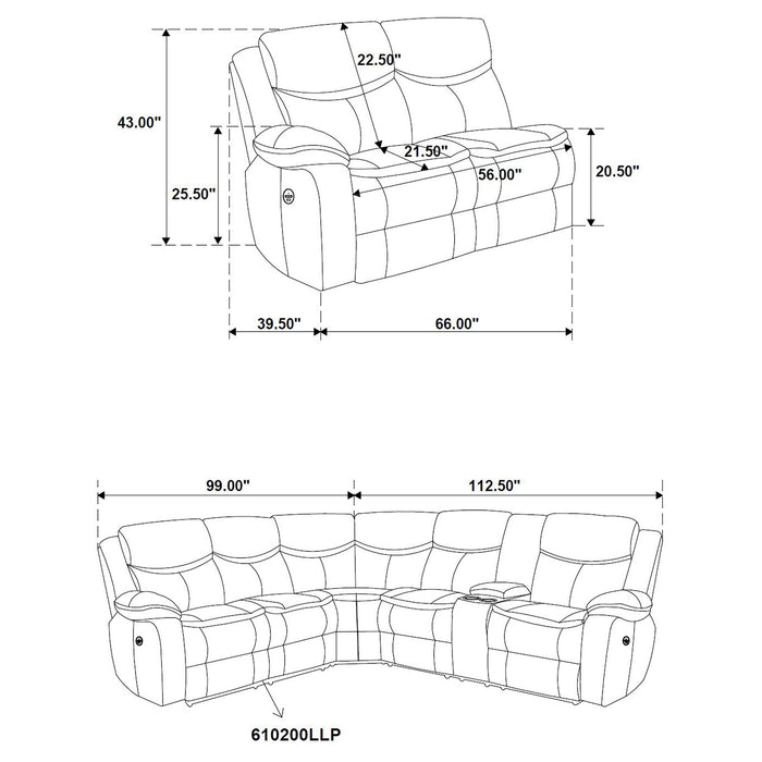 Sycamore Reclining Sectionals - All Brands Furniture (NJ)