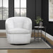 Parker Living Barolo 100% Italian Leather Swivel Club Chair