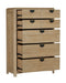 Parker House Escape - Bedroom Queen Poster Bed 2 Nightstands Dresser with Mirror and Chest