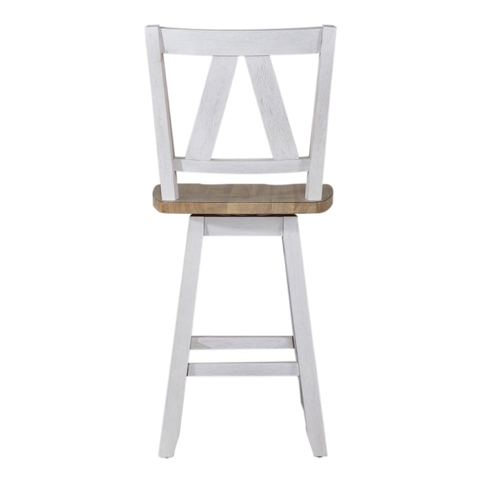 Lindsey Farm Counter Height Swivel Chair (RTA) image
