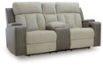 WhipLash Power Reclining Loveseat with Console - All Brands Furniture (NJ)