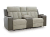 WhipLash Power Reclining Loveseat with Console - All Brands Furniture (NJ)