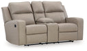 Lavenhorne Reclining Loveseat with Console - All Brands Furniture (NJ)