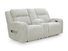 Forest Lake Power Reclining Loveseat with Console - All Brands Furniture (NJ)
