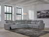 Modmax Reclining Sectional with Console - All Brands Furniture (NJ)