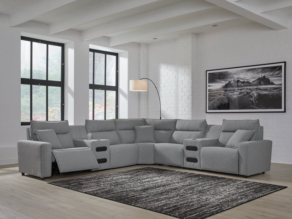 Modmax Power Reclining Sectional with Chaise - All Brands Furniture (NJ)