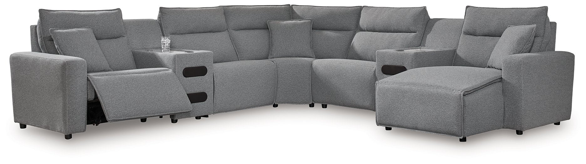 Modmax Power Reclining Sectional with Chaise - All Brands Furniture (NJ)