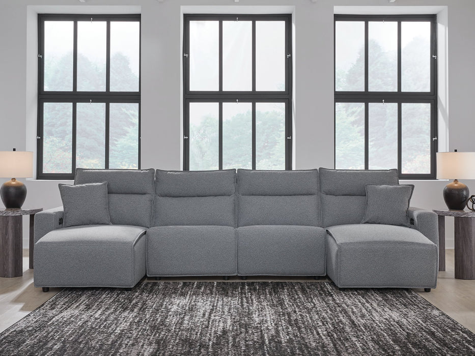 Modmax Power Reclining Sectional with Chaise - All Brands Furniture (NJ)