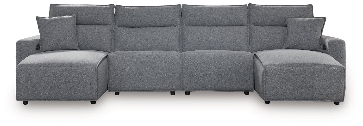 Modmax Power Reclining Sectional with Chaise - All Brands Furniture (NJ)