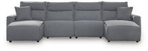 Modmax Power Reclining Sectional with Chaise - All Brands Furniture (NJ)