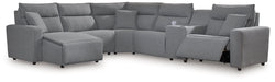 Modmax Power Reclining Sectional with Chaise - All Brands Furniture (NJ)