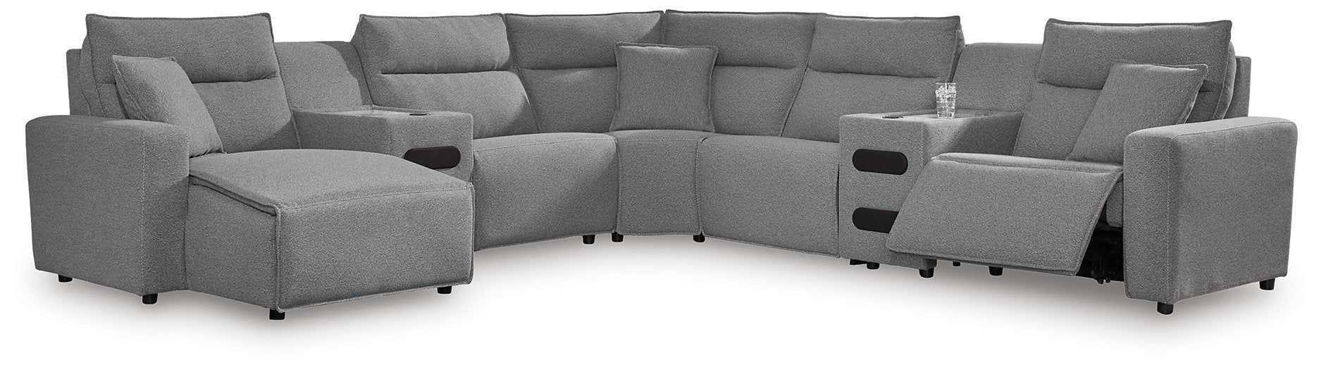 Modmax Power Reclining Sectional with Chaise - All Brands Furniture (NJ)