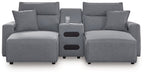 Modmax Power Reclining Sectional with Chaise - All Brands Furniture (NJ)