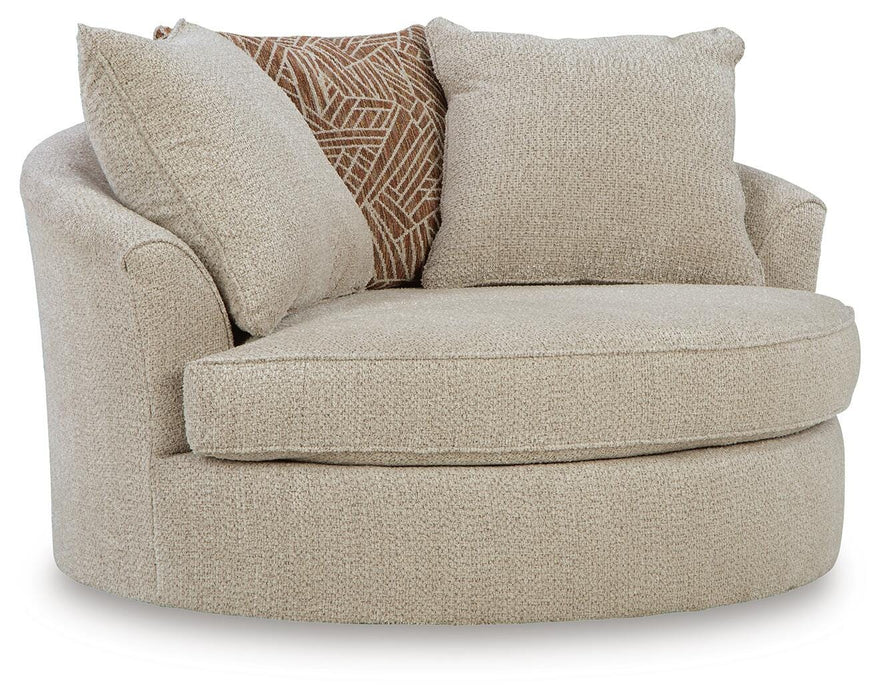 Steelwater Retreat Oversized Swivel Accent Chair - All Brands Furniture (NJ)