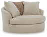 Steelwater Retreat Oversized Swivel Accent Chair - All Brands Furniture (NJ)