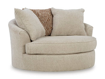 Steelwater Retreat Oversized Swivel Accent Chair - All Brands Furniture (NJ)