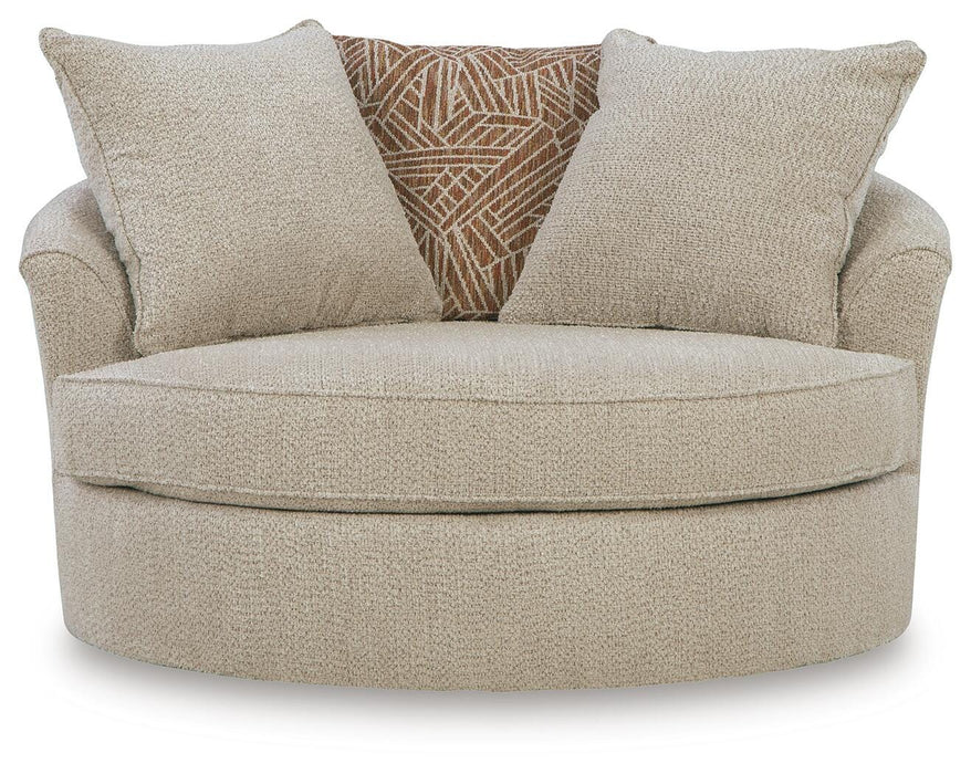 Steelwater Retreat Oversized Swivel Accent Chair - All Brands Furniture (NJ)
