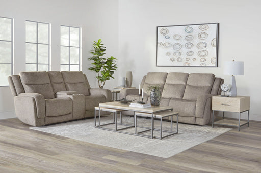 Parker Living Penfield - Frappe Power Reclining Sofa and Loveseat
