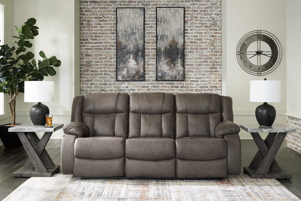 First Base Reclining Sofa - All Brands Furniture (NJ)