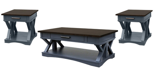 Parker House Americana Modern Cocktail Table with 2 End Tables