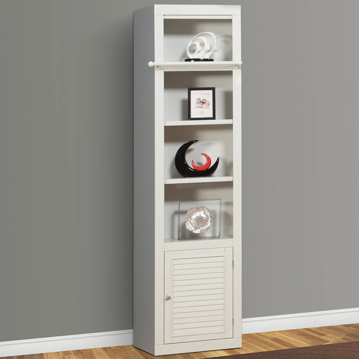 Parker House Boca 9 Piece Entertainment Wall with Corner Bookcases