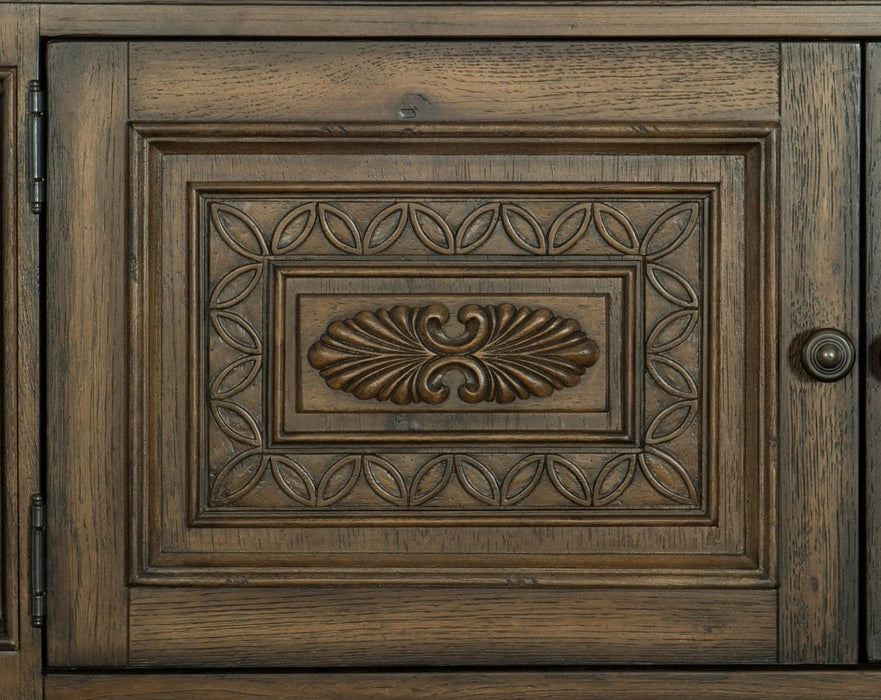 Rachelle 4 Drawer Chest in Weathered Pecan 1693-9