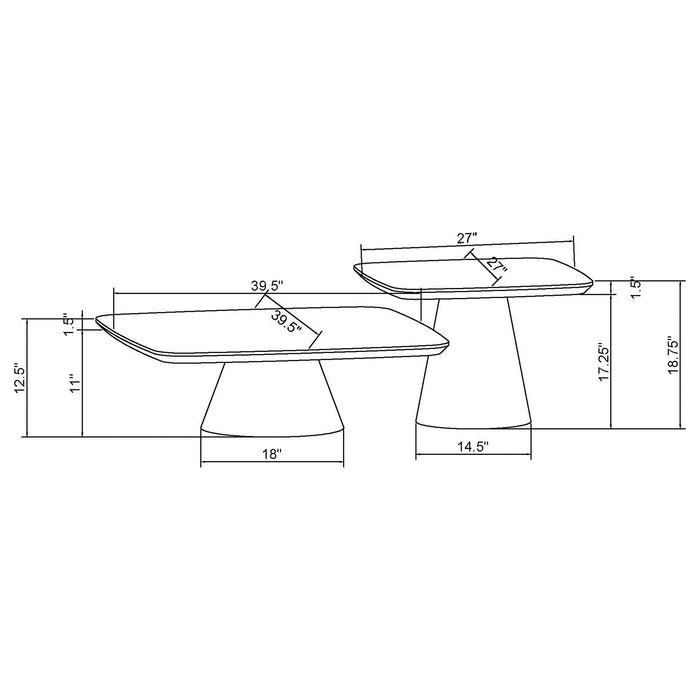 Eason Coffee Table Set - All Brands Furniture (NJ)