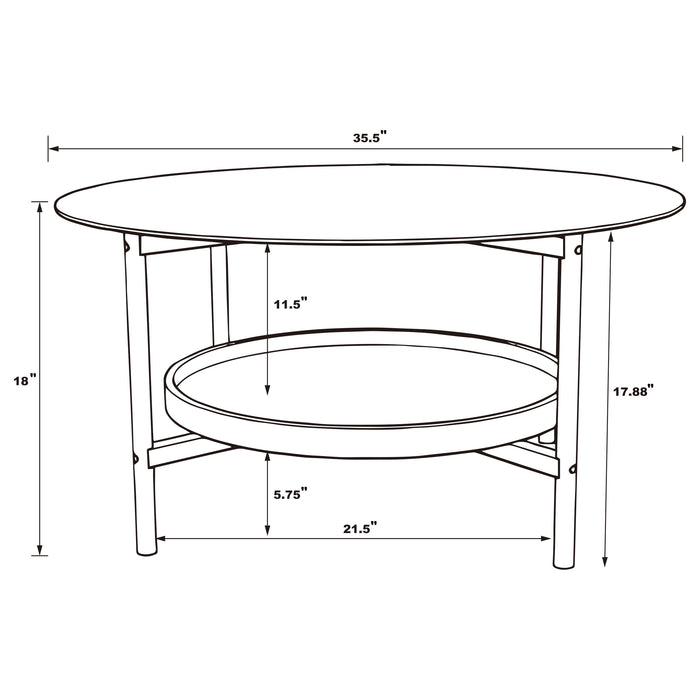 Delfin Coffee Table - All Brands Furniture (NJ)