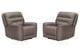 Parker Living Lawson - Sydney Brunette Zero Gravity Power Recliner Two Pack
