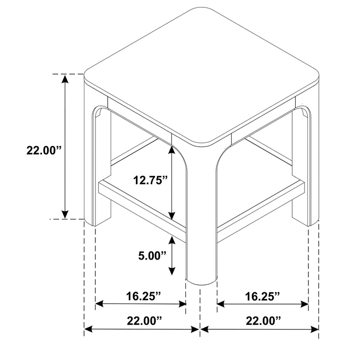 Solano End Table - All Brands Furniture (NJ)