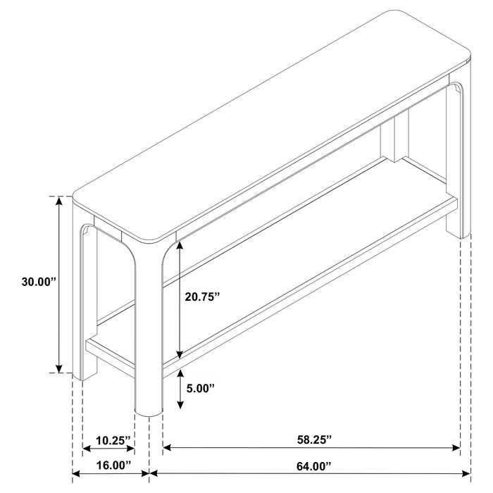 Solano Console Table - All Brands Furniture (NJ)