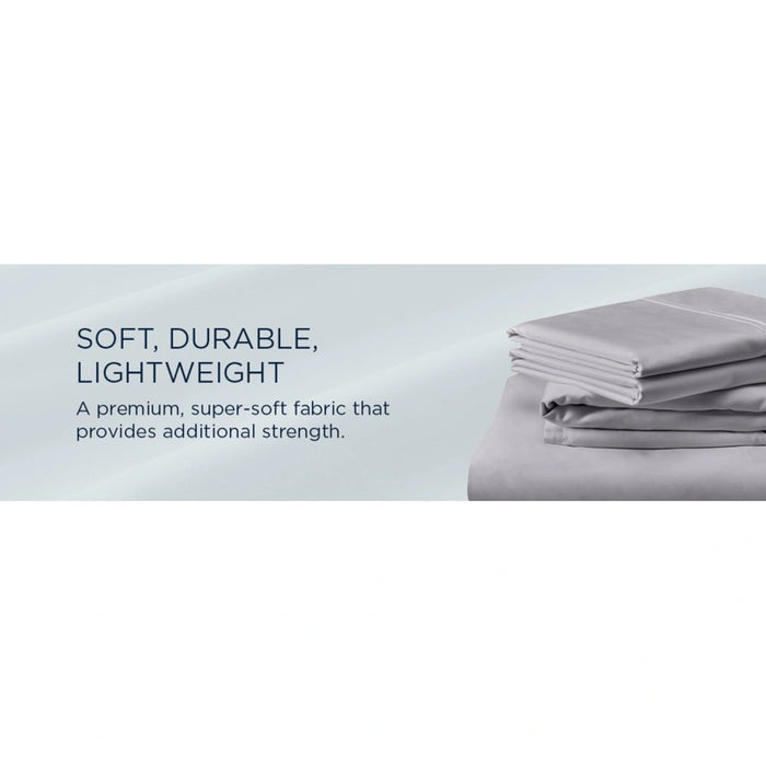 TEMPUR Classic Cotton Sheet Set Sleepy Silver Mist