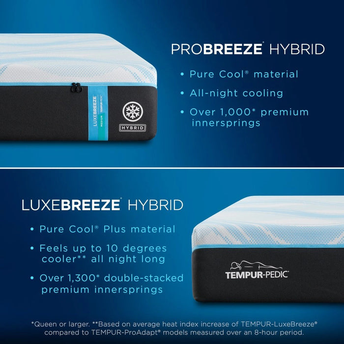 Tempur-LuxeBreeze Mattress - All Brands Furniture (NJ)