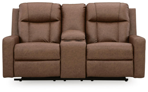 Mackmenville Reclining Loveseat with Console - All Brands Furniture (NJ)