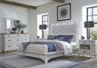 Parker House Americana Modern Bedroom King Platform Bed 2 Nightstands and Dresser with Mirror